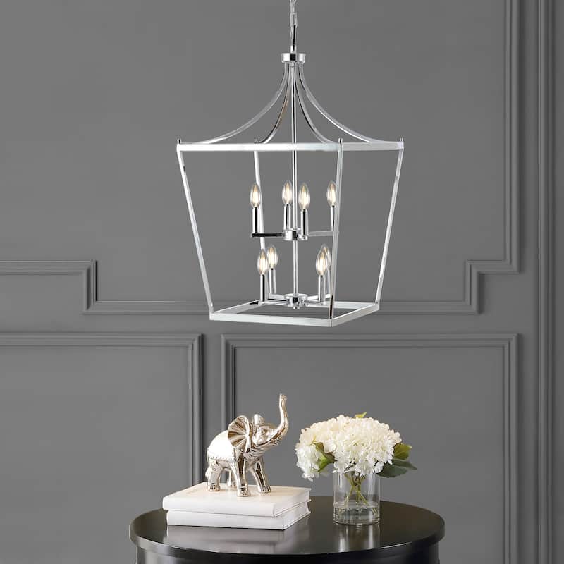 SAFAVIEH Lighting Ghida 8-light Pendant - 20"x20"x37.5-109.5" - 20Wx20Dx110H