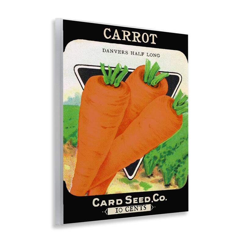 Stupell Vintage Garden Carrots Wall Plaque Art Design By Lil' Rue