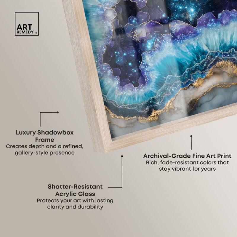 Stellar Shard Core Shadowbox by Art Remedy