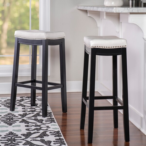 The gray barn barish clearance backless saddle seat counter stools