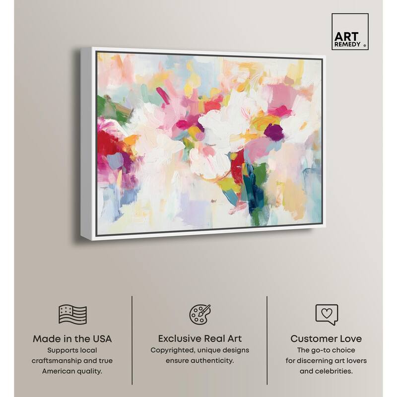 Saturated Colors I Canvas by Art Remedy