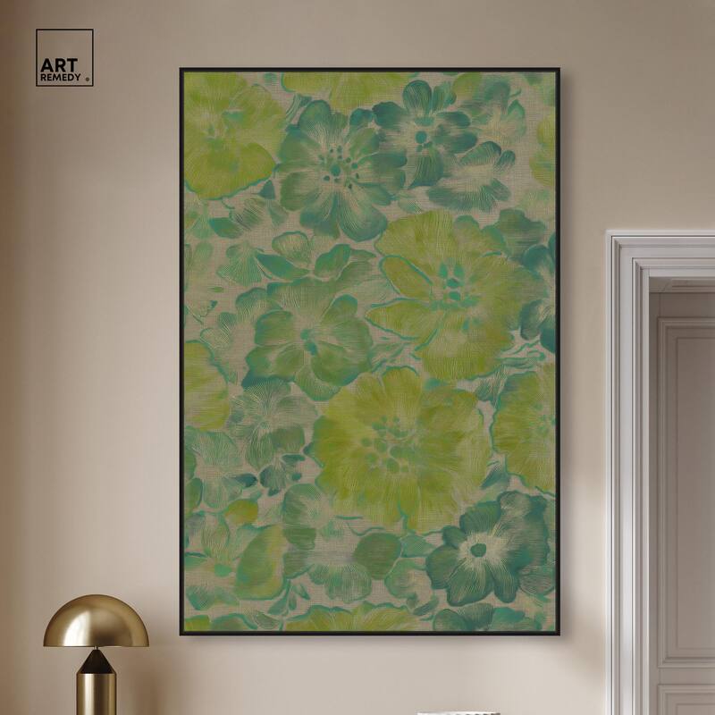 Verdigris Vista Canvas by Art Remedy