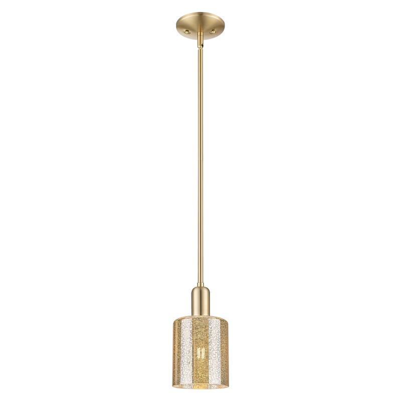Innovations Lighting Endless Possibilities Arcadia - Cobbleskill - 1 Light 5" Stem Hung Mini Pendant - Mercury/Champagne Bronze