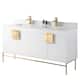 Option White/Satin Brass