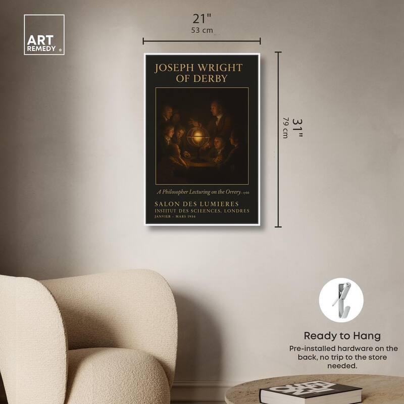 Philosopher Lecturing Canvas by Art Remedy