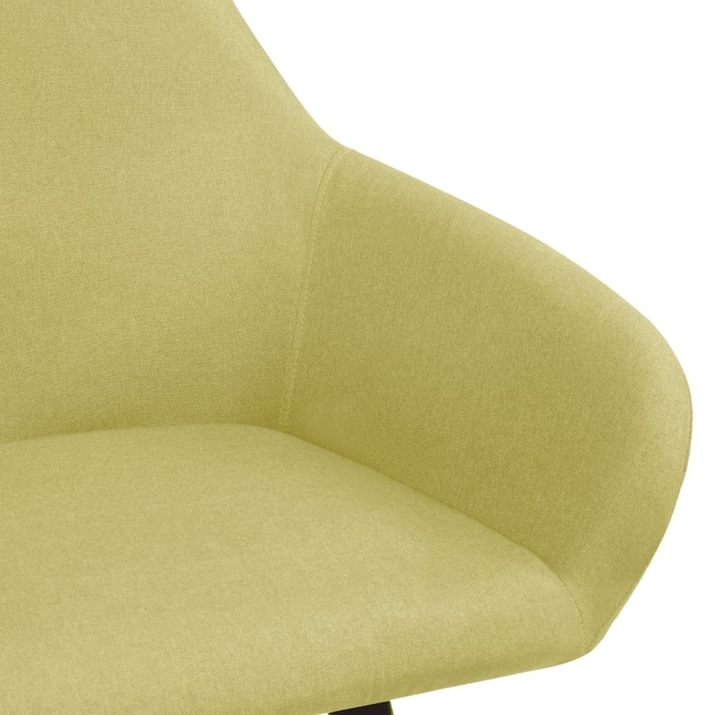 vidaXL Dining Chairs 2 pcs Green Fabric - 24.4" x 21.3" x 32.9"