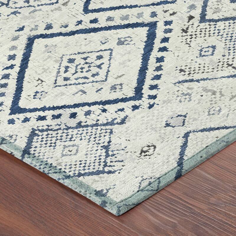 Machine Washable Indoor/ Outdoor Global Andes Chantille Rug