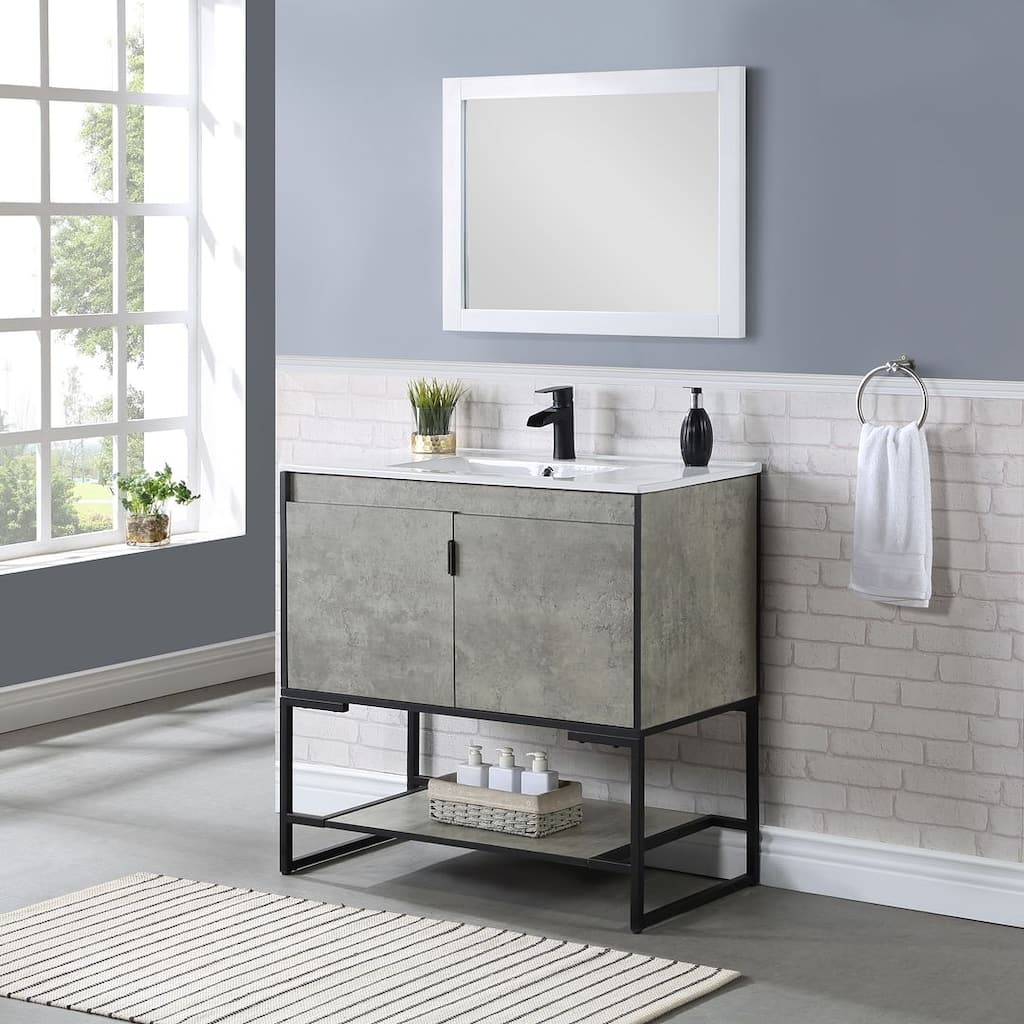 Manhattan Comfort Scarsdale 36" Bathroom Vanity Sink