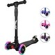 preview thumbnail 1 of 16, Scooters for Kids Age 3-5, Kick Scooter for Boys Girls Toddlers, 4 Adjustable Height, AEBC-9 Bearing Black