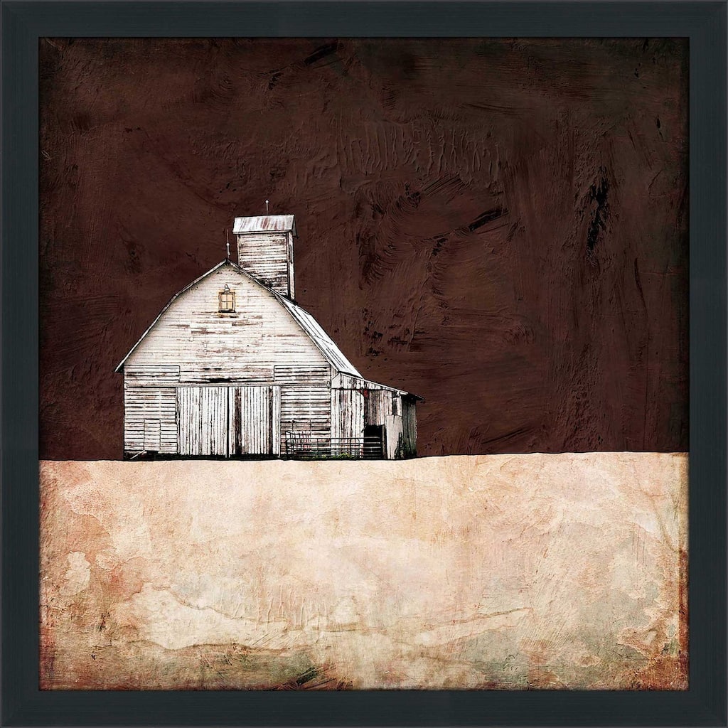"Neutral Brown Farm (Square)" Print on Acrylic