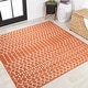 preview thumbnail 75 of 179, JONATHAN Y Trebol Moroccan Geometric Textured Weave Indoor/Outdoor Area Rug