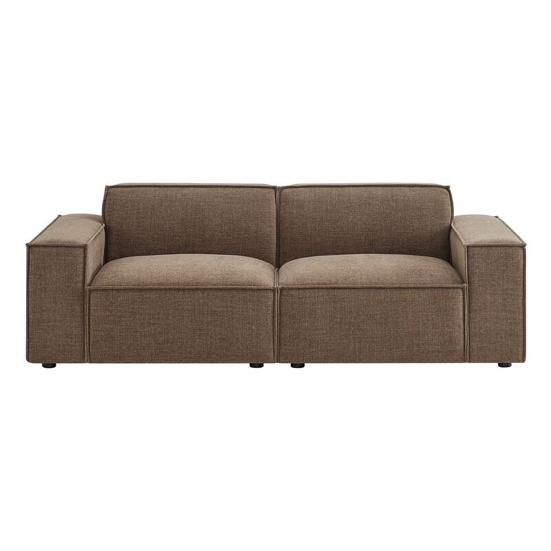 Restore 2-Piece Performance Fabric Upholstered Modular Loveseat