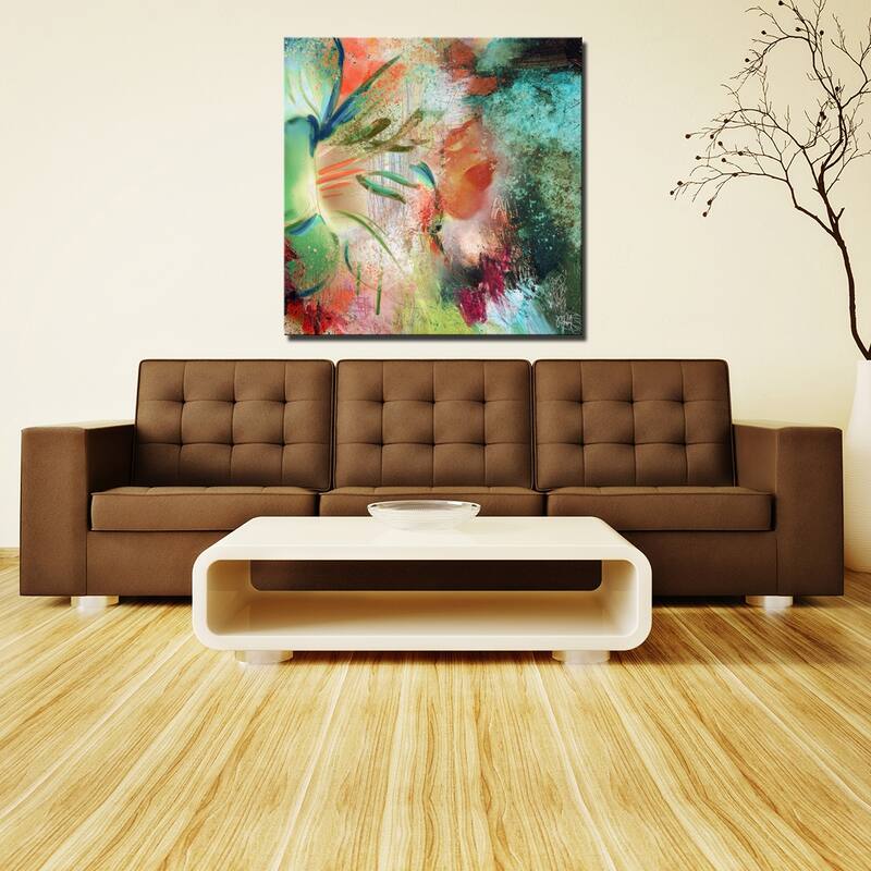 Ready2HangArt 'Painted Petals LIX' Floral Canvas Wall Art