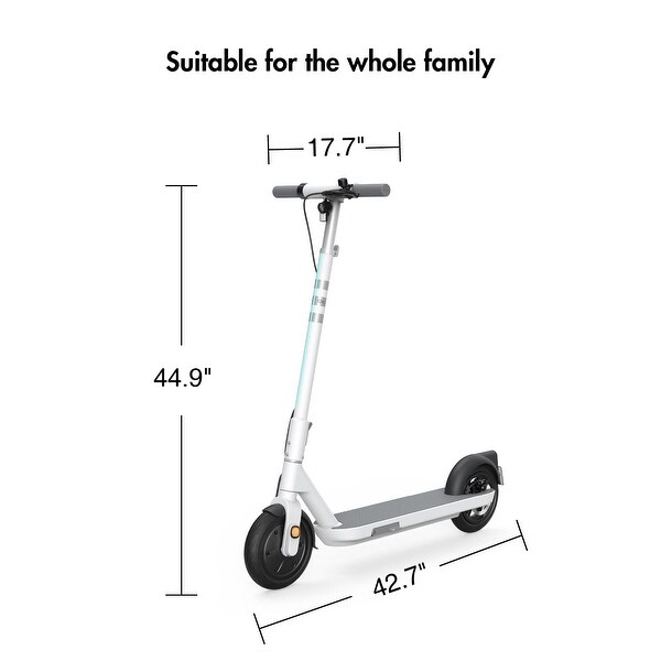 Foldable Electric Scooter w/18.6 Miles Max Operating Range & 15.5