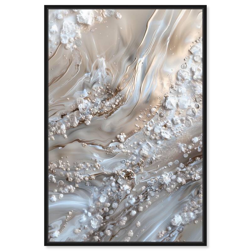 Effervescent Earth II Canvas by Art Remedy - Black - 16" x 24"