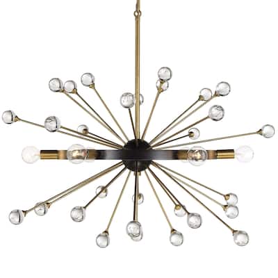 Savoy House 1-1857-6 Ariel 6 Light 25" Wide Abstract Sputnik