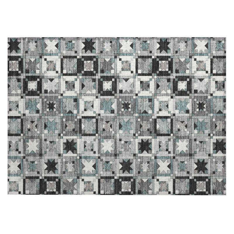 Machine Washable Indoor/ Outdoor Global Goddard Chantille Rug