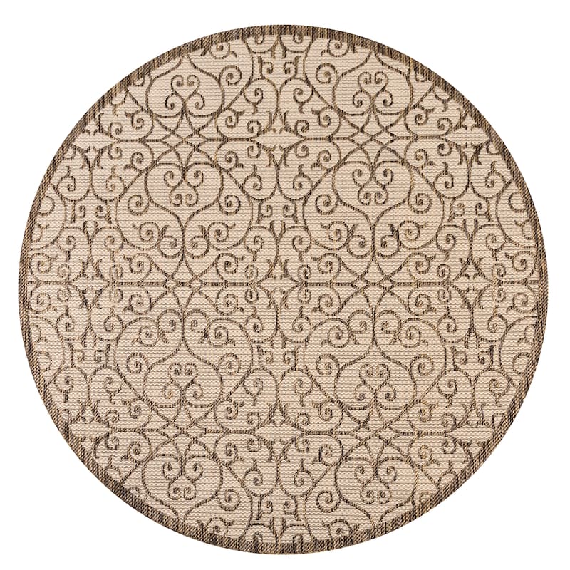 JONATHAN Y Ourika Textured Weave Indoor/Outdoor Area Rug