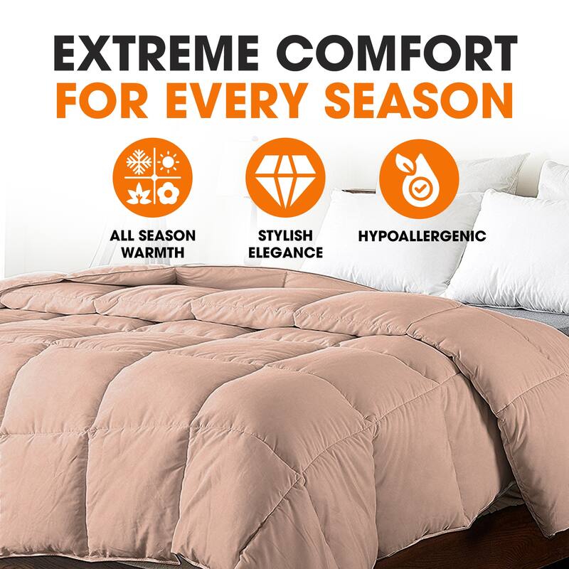 Cheer Collection All Season Down Alternative Hypoallergenic Comforter