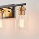 preview thumbnail 3 of 10, KAWOTI Rive 5-Light Dimmable Bathroom Vanity Light Antique Brass
