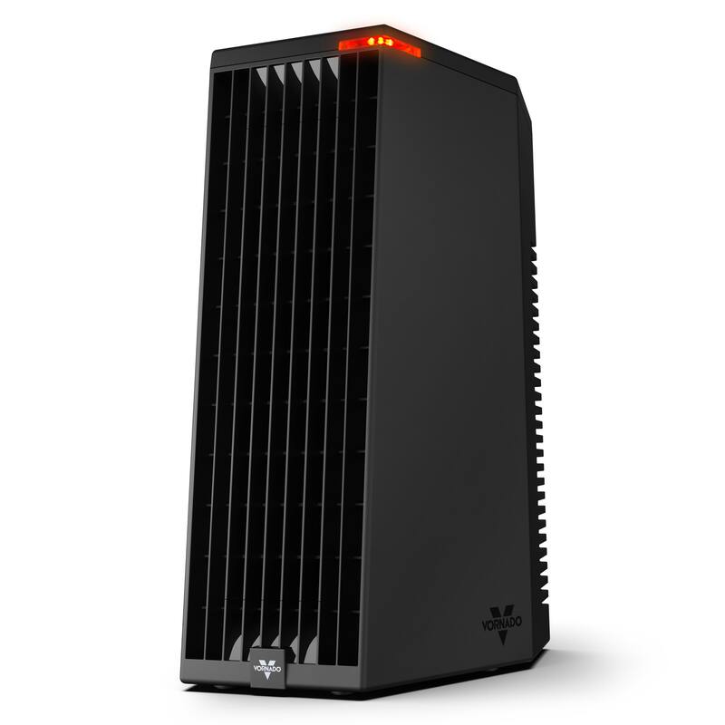 Vornado Rise 12H Small Room Personal Tower Heater, Advanced Safety - Black