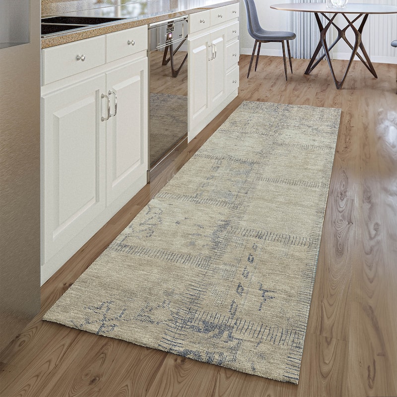Premium Washable Super Soft Viintage Traditional Mayfield Rug - Beige - 2' 3" x 7' 6" - Runner