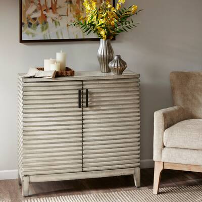 Madison Park Cain Cream Ridge Accent Chest