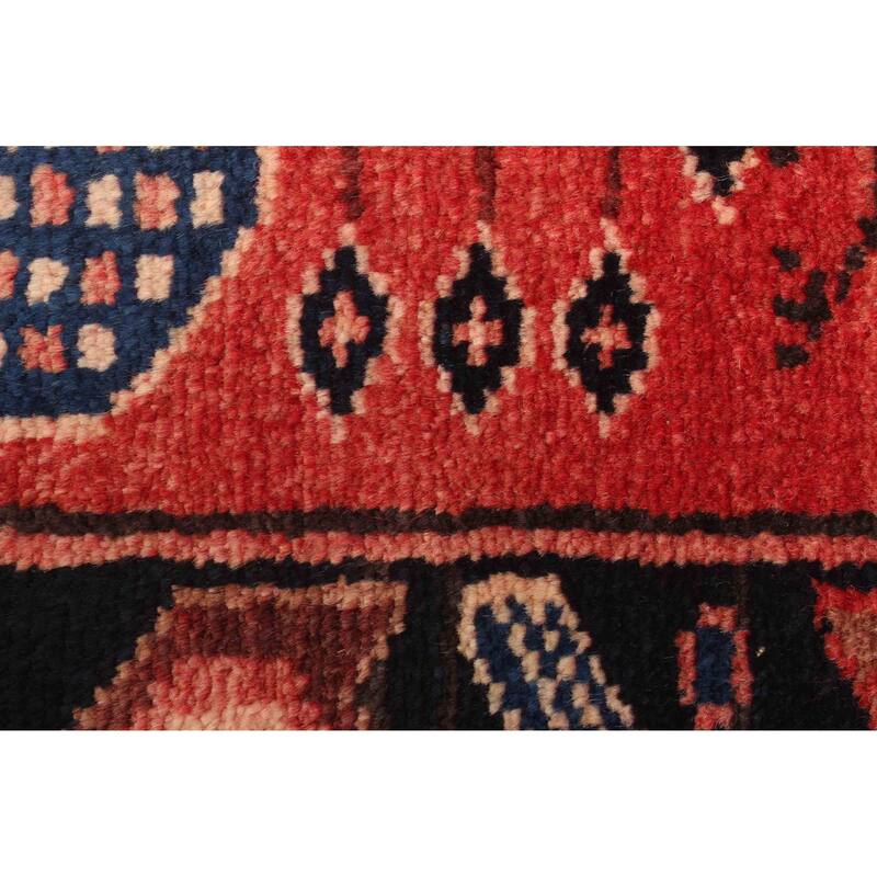 ECARPETGALLERY Hand-knotted Andelz Red Wool Rug - 2'11 x 10'5