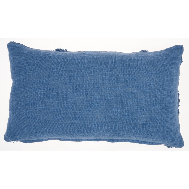 Mina Victory Distressed Diamond Boho Throw Pillow