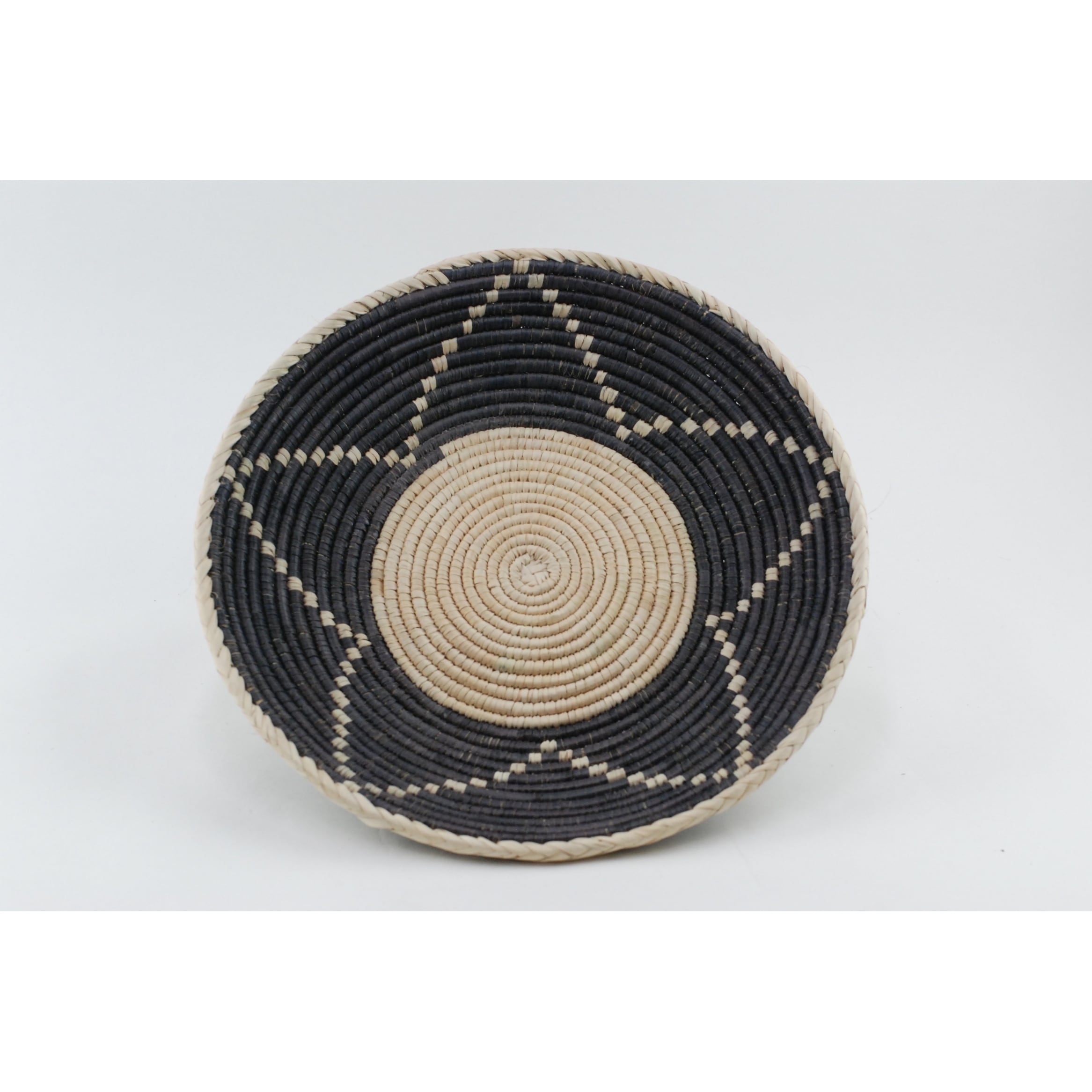 Hand Woven Palm Wall Decor Basket