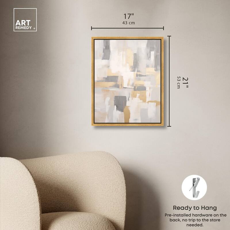 Soft Brilliance I Canvas by Art Remedy