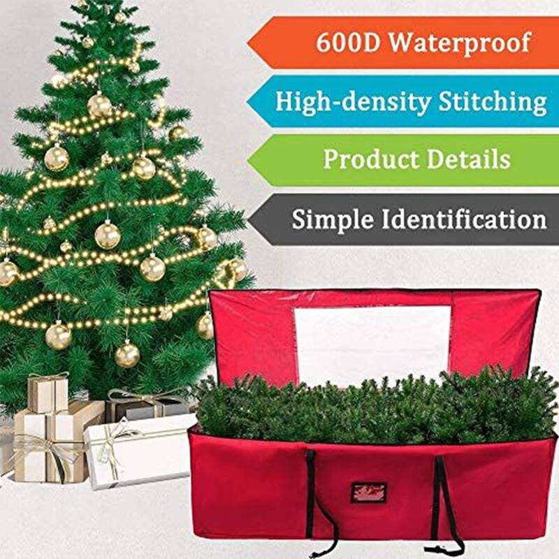 Christmas Tree Storage Bag for Storing Large Artificial Xmas Tree and Decoration