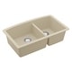 preview thumbnail 19 of 56, Karran Undermount Quartz Double Bowl Kitchen Sink