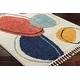 preview thumbnail 4 of 2, Amelina Abstract Color Block Plush Area Rug