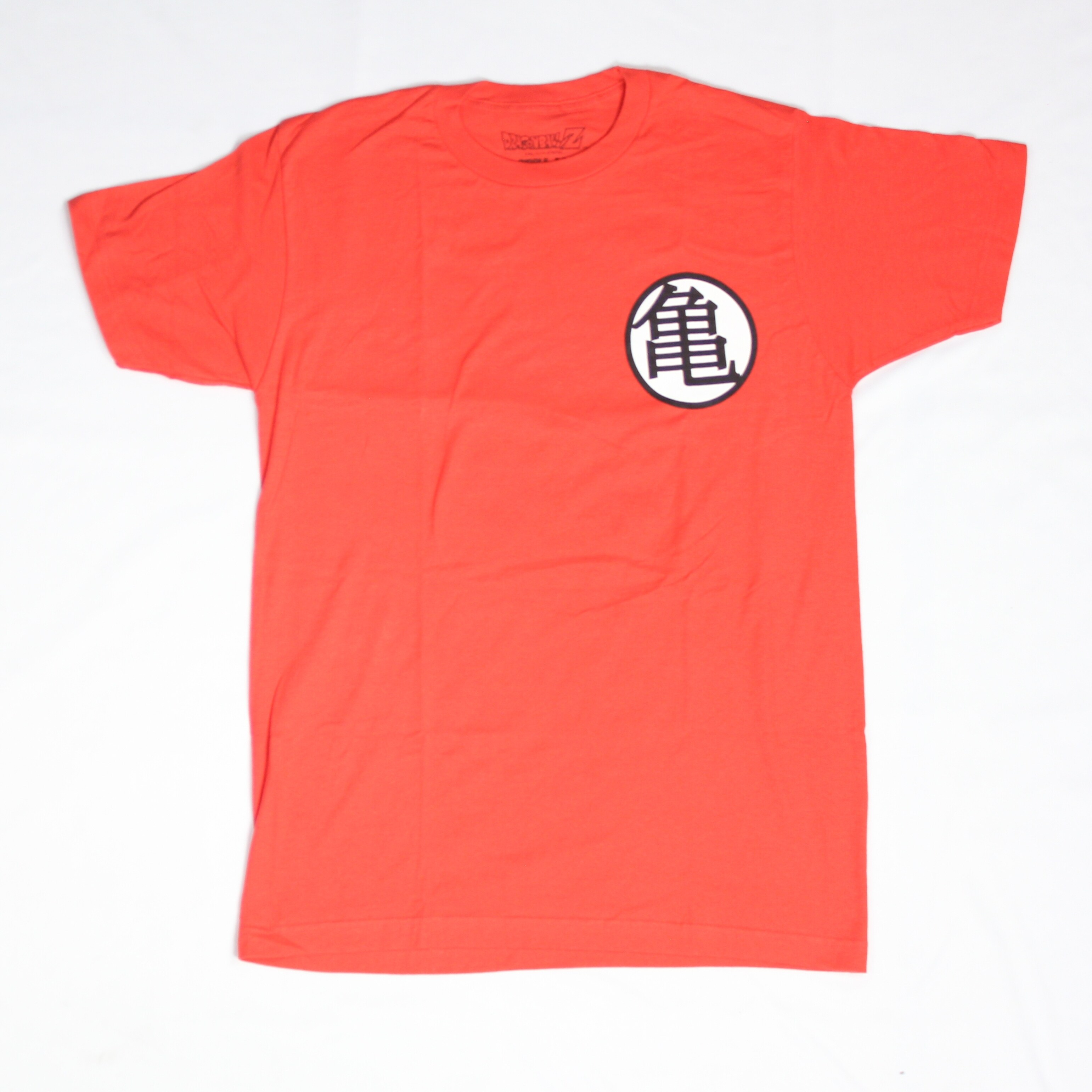 Shop Dragon Ball Z Goku Kanji Symbols Orange T Shirt Overstock