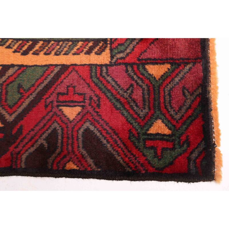 ECARPETGALLERY Hand-knotted Teimani Light Orange Wool Rug - 3'8 x 6'8