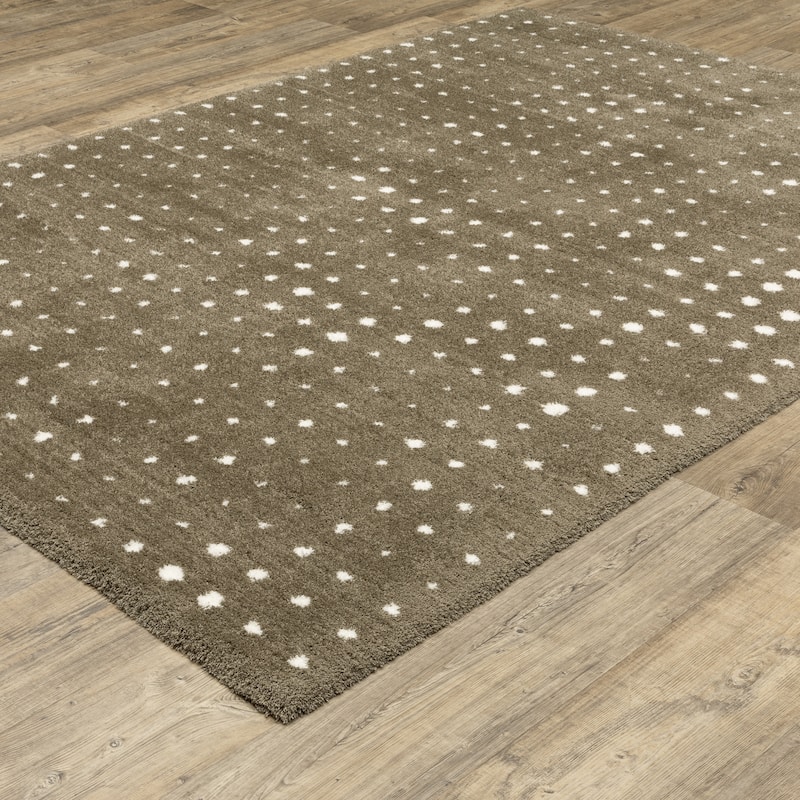 Style Haven Genoa Geometric Dots Area Rug