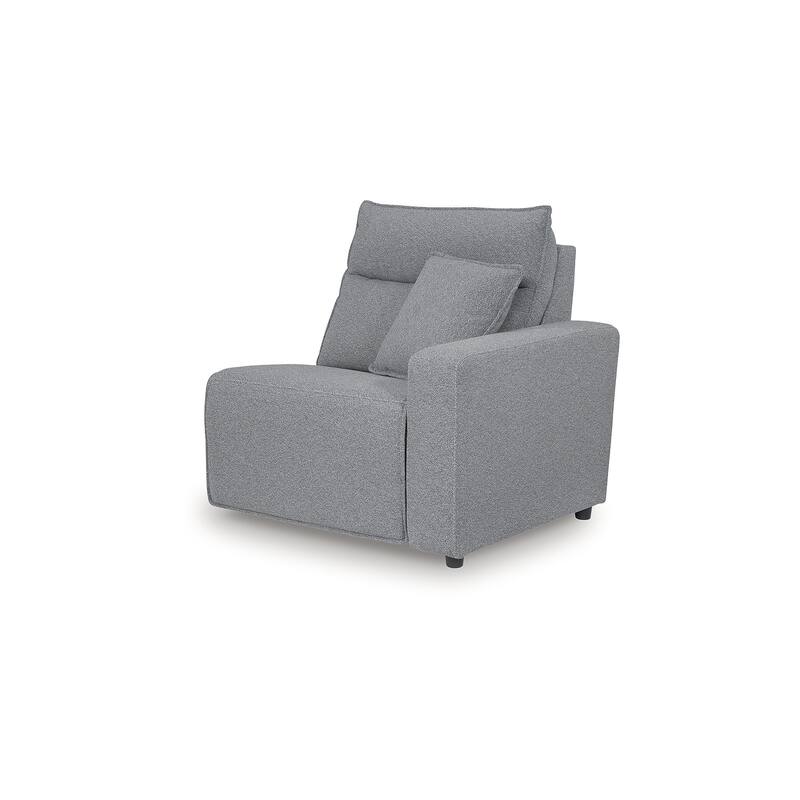 Signature Design by Ashley Modmax Gray 3-Piece Power Reclining Sectional with Chaise - 100" W x 63" D x 41" H
