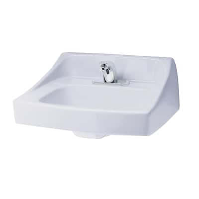 TOTO LT307R Single Hole Mount Commercial Wall-Hung 20-7/8" x 18"