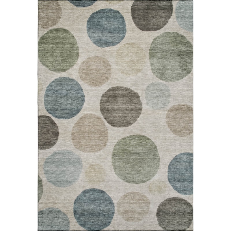 Premium Washable Super Soft Modern Bubbles Mayfield Rug
