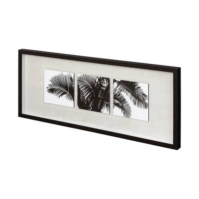 Palm Frond Triptych III Framed Art Print