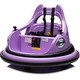 preview thumbnail 8 of 26, 2V Bumper Car for Kids,Electric Ride On Bumper Car, Baby Bumping Toy Gifts W/Remote Control,Led Lights,360°Spin Purple