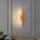 preview thumbnail 9 of 18, Modern Gold LED Long Strip Wall Sconces Bathroom Vanity Lights 10.2" L