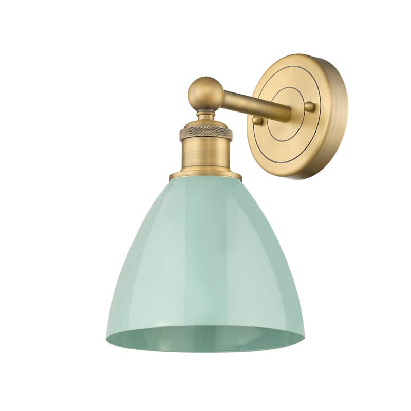 Innovations Lighting 616-1W-12-8 Plymouth Sconce Plymouth Dome 12"