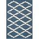 preview thumbnail 118 of 167, SAFAVIEH Handmade Cambridge Prudie Modern Moroccan Wool Rug 2' x 3' - Navy/Ivory