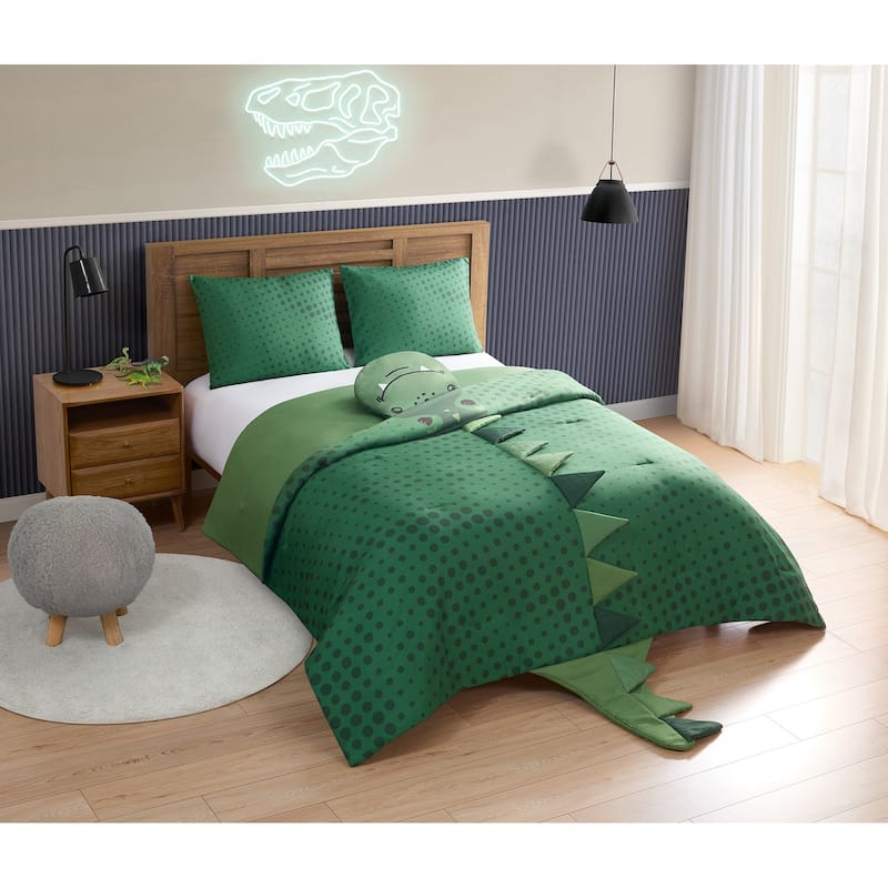 3D Animal Juvenile Comforter Set