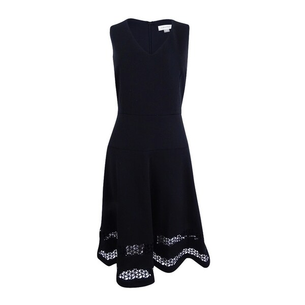 calvin klein illusion hem dress