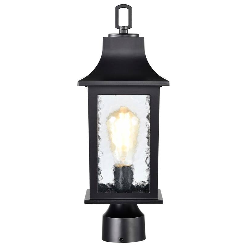 Nuvo Lighting 60/5957 Stillwell 17" Tall Post Light with Water Glass