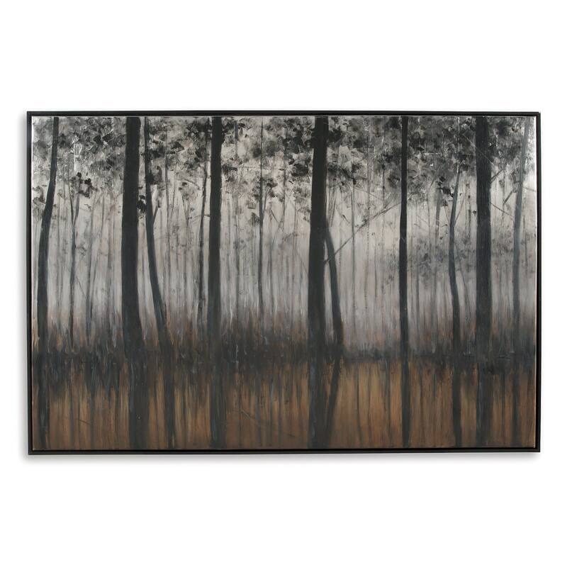 Philyra Silver Tinted Tree Wall Art