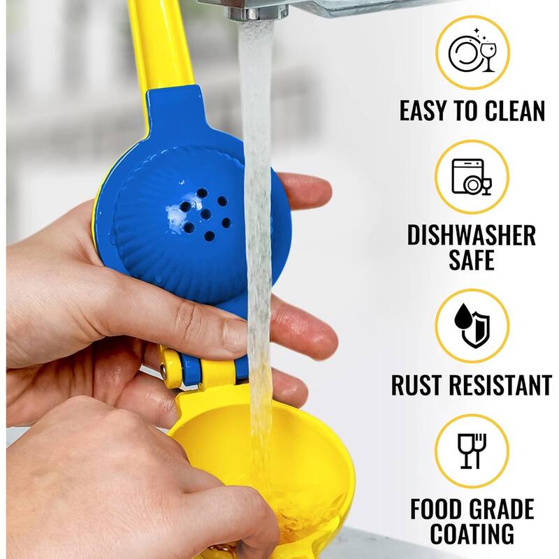 Zulay Kitchen Metal 2-In-1 Lemon Squeezer Manual
